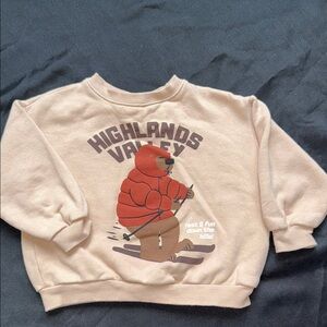 Zara kids boys soft long sleeves Sweatshirt top size 2-3 years